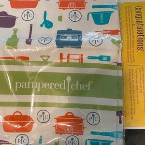 Pampered Chef kitchen towel set consultant incentive logo vendor brand new